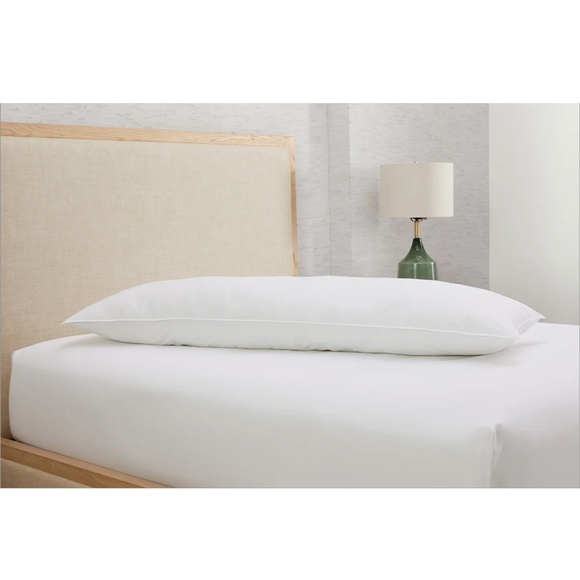 DOWNLITE - Extra Long 300TC Cotton Cover Poly Fill Body Pillow - 20 x 60